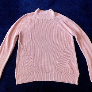 Women's Salmon/Pink GAP Knit Turtleneck Sweater